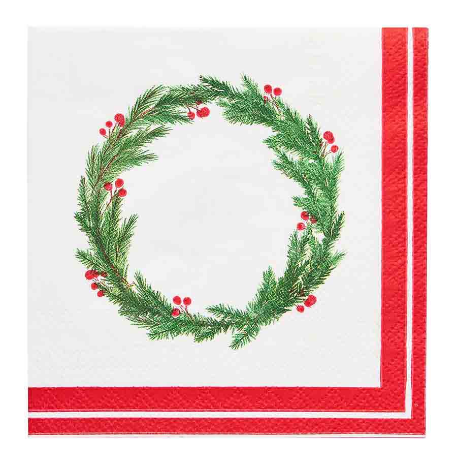 Merry & Bright Paper Cocktail Napkins - A Taste of Kentucky