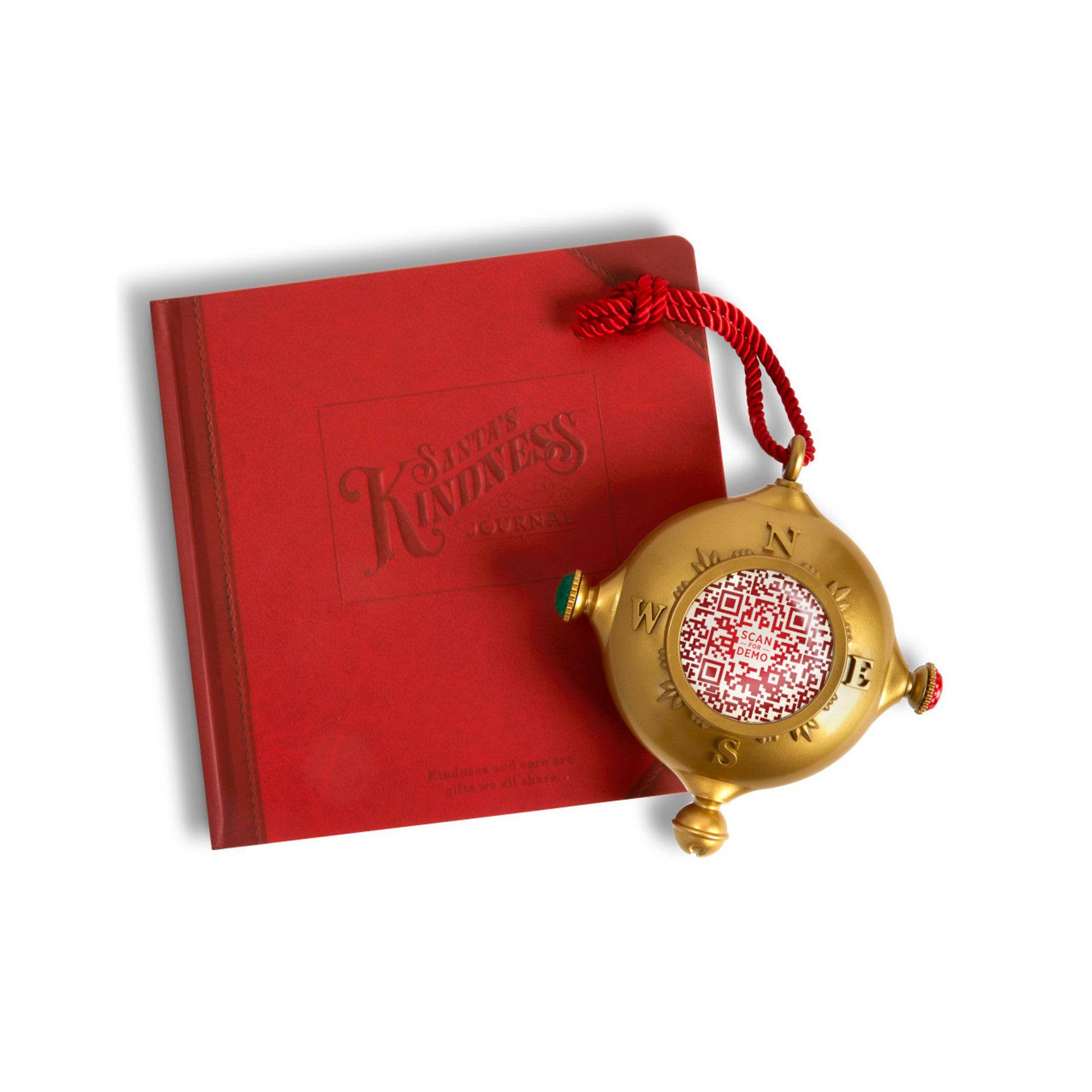 Santa Kindness Ornament 2023 - Ornament and Journal
