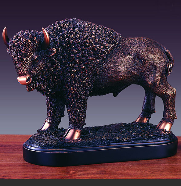 Buffalo Copper Sculpture | Kentucky Bourbon Trail Decor - A Taste of Kentucky