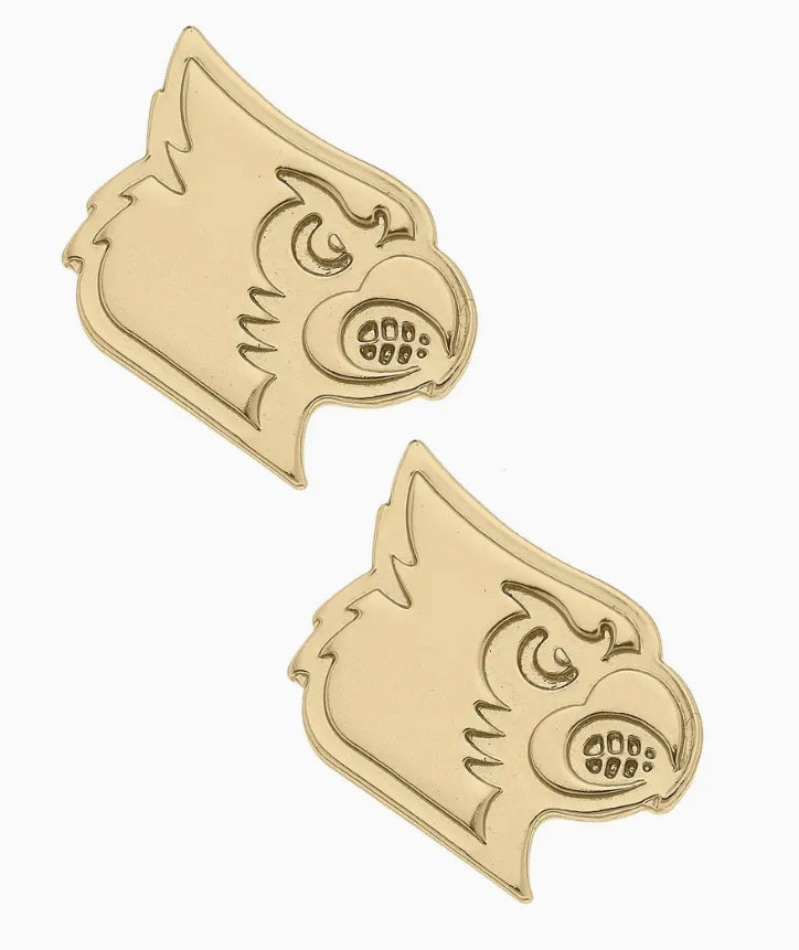 Louisville Cardinals Enamel Stud Earrings - A Taste of Kentucky