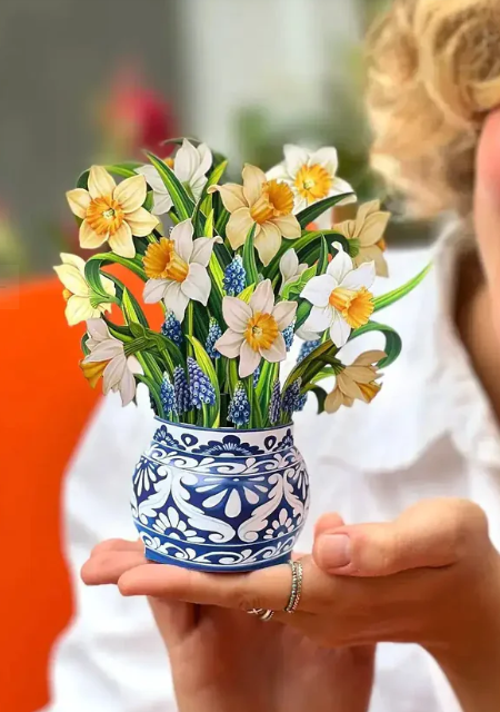 English Daffodils Paper Flower Bouquet - A Taste of Kentucky