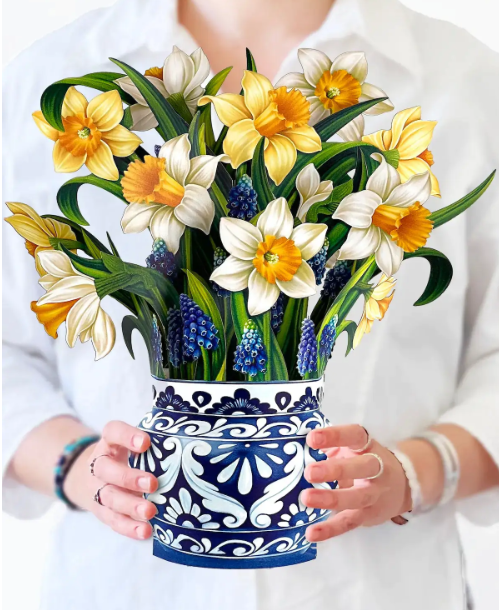 English Daffodils Paper Flower Bouquet - A Taste of Kentucky