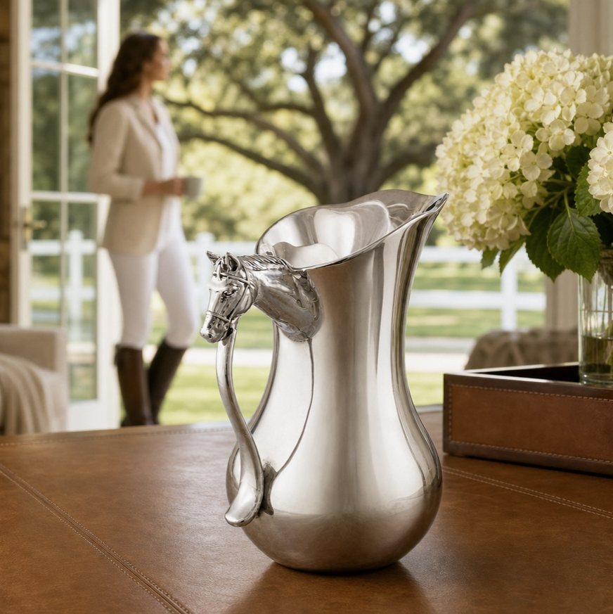 Horse Head Pitcher - Lightweight Design