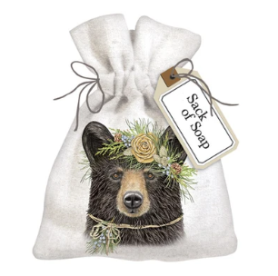 Luxury Floral Soap in Linen Gift Bag - 6oz - A Taste of Kentucky