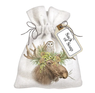 Luxury Floral Soap in Linen Gift Bag - 6oz - A Taste of Kentucky
