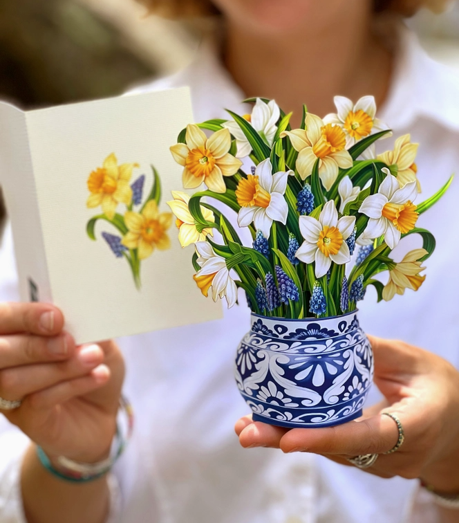 English Daffodils Paper Flower Bouquet - A Taste of Kentucky