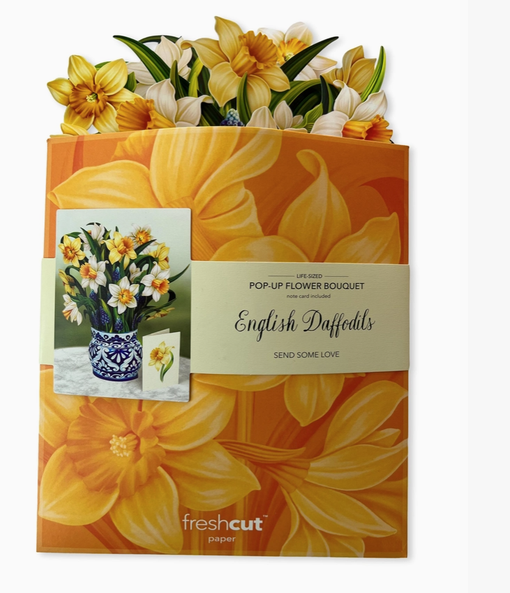 English Daffodils Paper Flower Bouquet - A Taste of Kentucky