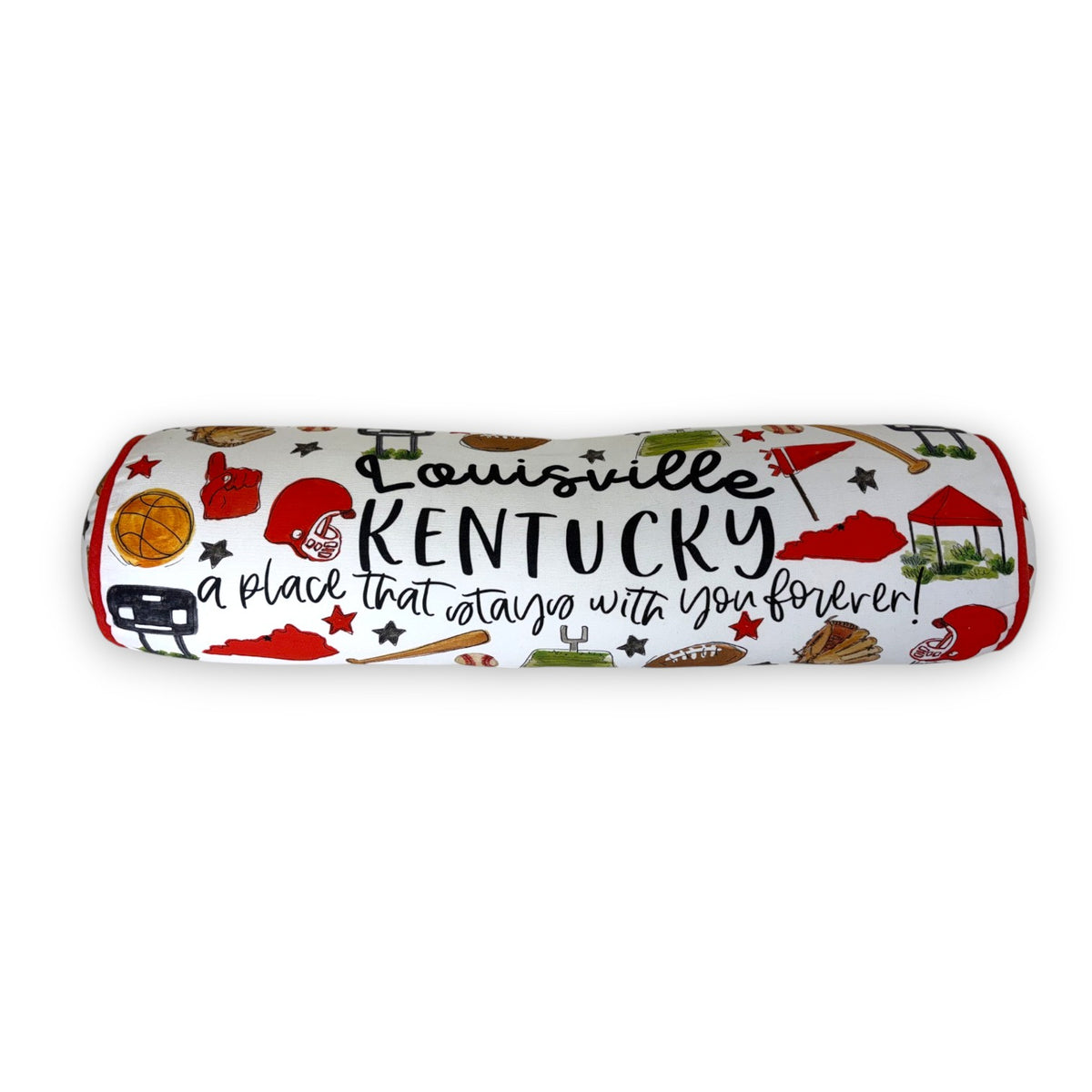 UofL Collegiate Bolster Pillow