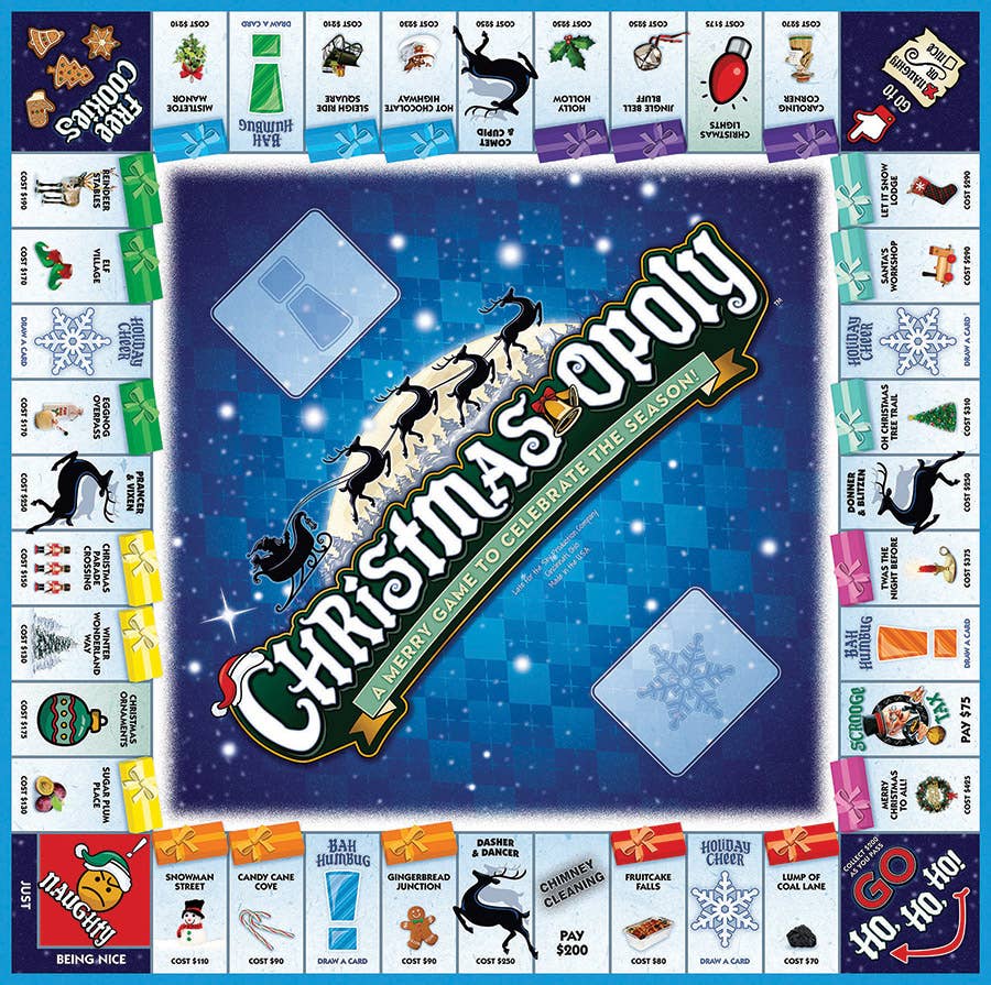 Christmas Opoly Board Game, by Late for the Sky - A Taste of Kentucky