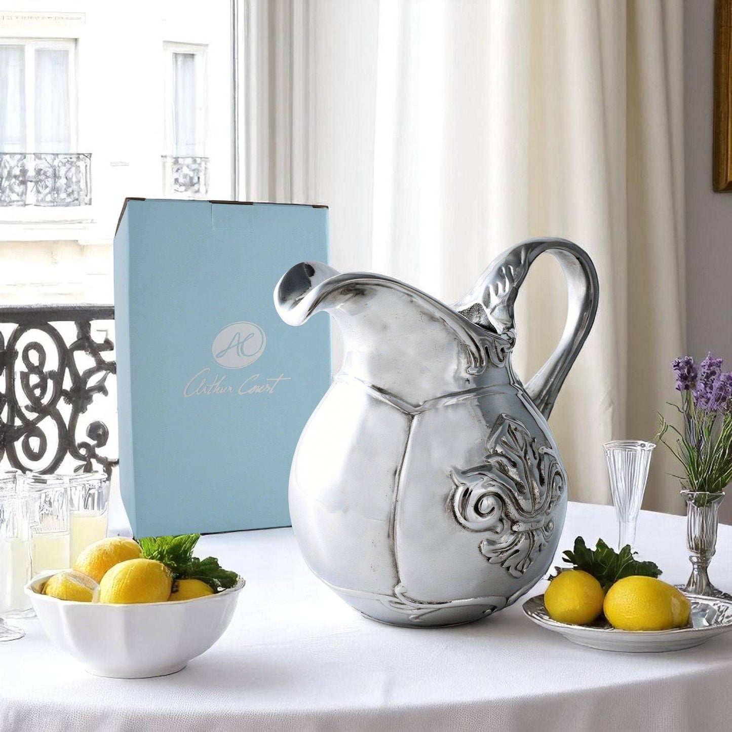 Fleur-De-Lis Pitcher Small - A Taste of Kentucky