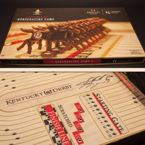 Across the Board Horseracing Board Game - A Taste of Kentucky