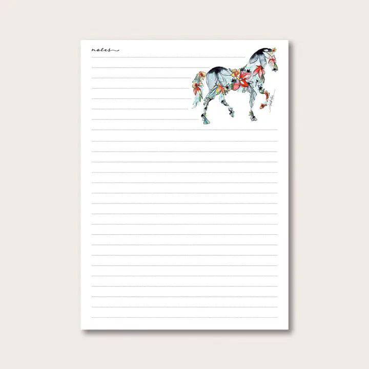 Amanda Klein Co Horse Notepad - A Taste of Kentucky