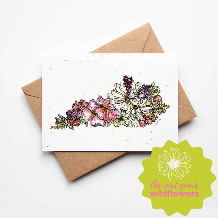 Kentucky Plantable Greeting Card – Amanda Klein Co. - A Taste of Kentucky