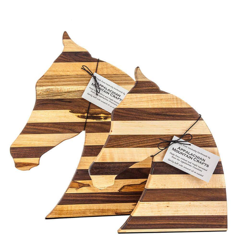 Appalachian Mountain Crafts Hardwood Horsehead Cutting Boards - A Taste of Kentucky