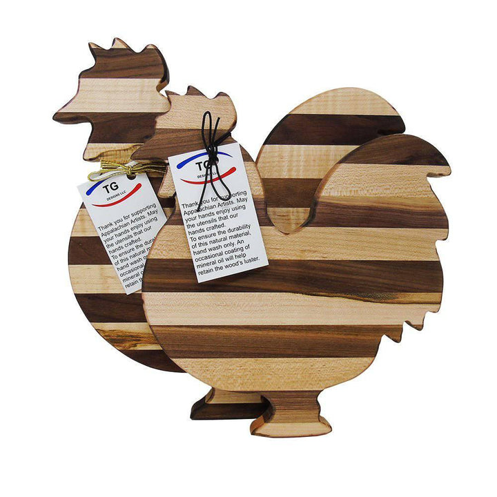 Appalachian Mountain Crafts Rooster Cutting Board - A Taste of Kentucky