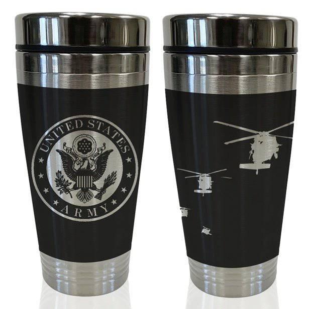 Army Travel Mug - Black - A Taste of Kentucky