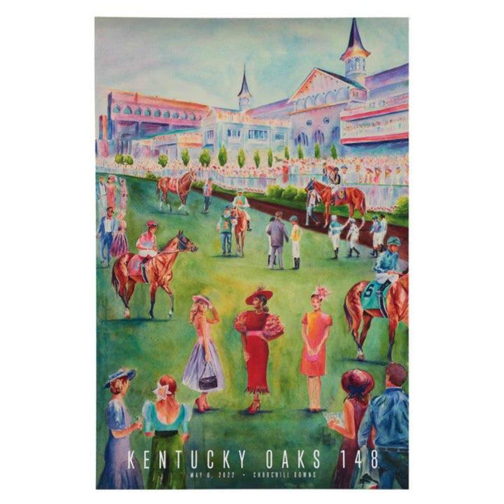 Art of Derby 148 Kentucky Oaks Official Poster - A Taste of Kentucky