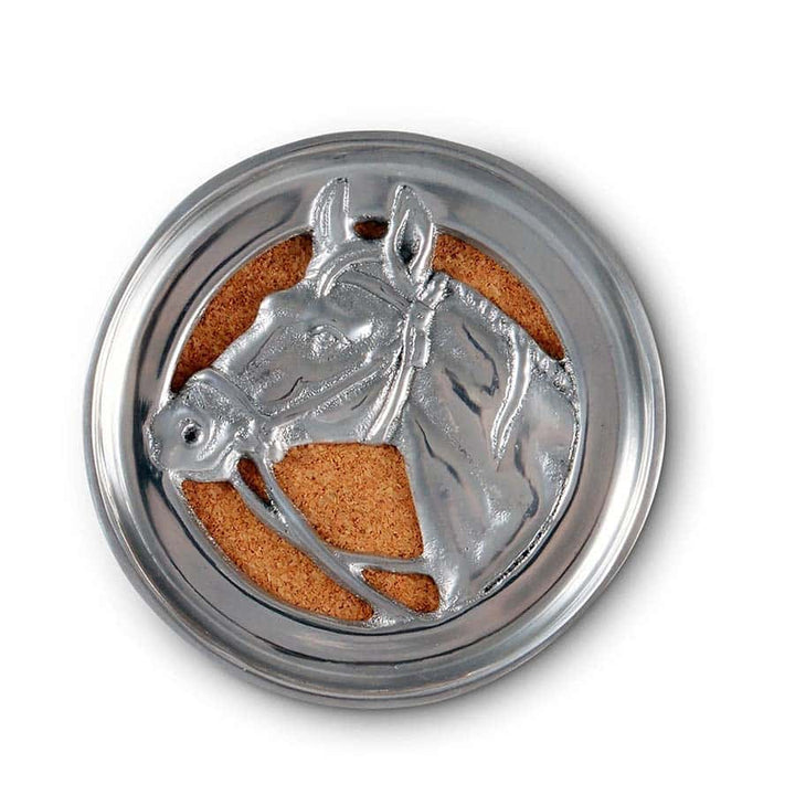 Arthur Court Equestrian Drink Coaster Set of 4 - A Taste of Kentucky