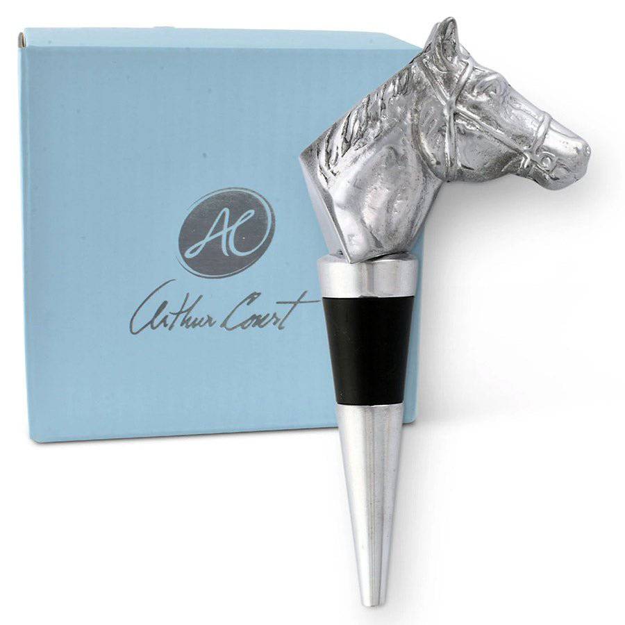 Arthur Court Horsehead Bottle Stopper - A Taste of Kentucky