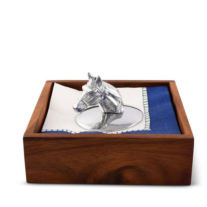 Arthur Court Horsehead Napkin Weight - A Taste of Kentucky