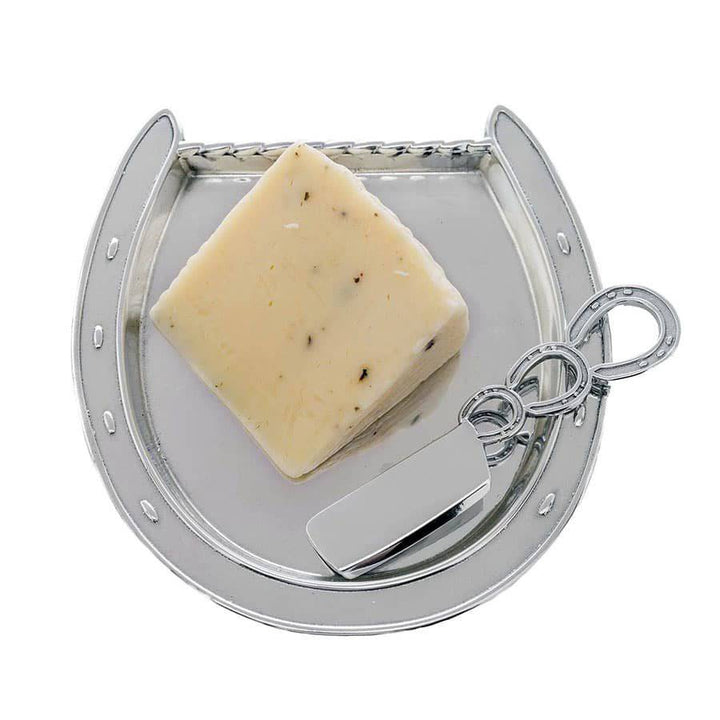 Arthur Court Horseshoe Plate with Server - A Taste of Kentucky