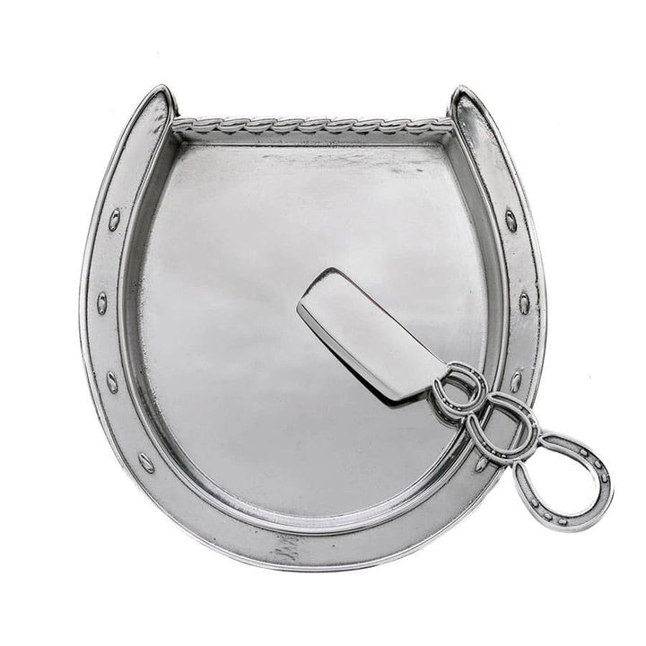Arthur Court Horseshoe Plate with Server - A Taste of Kentucky
