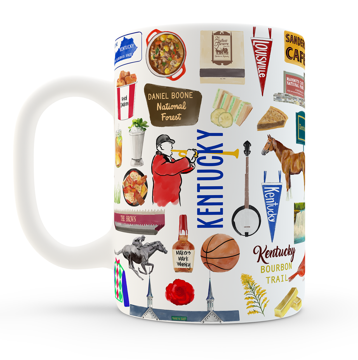 Kentucky Ceramic Mug - A Taste of Kentucky