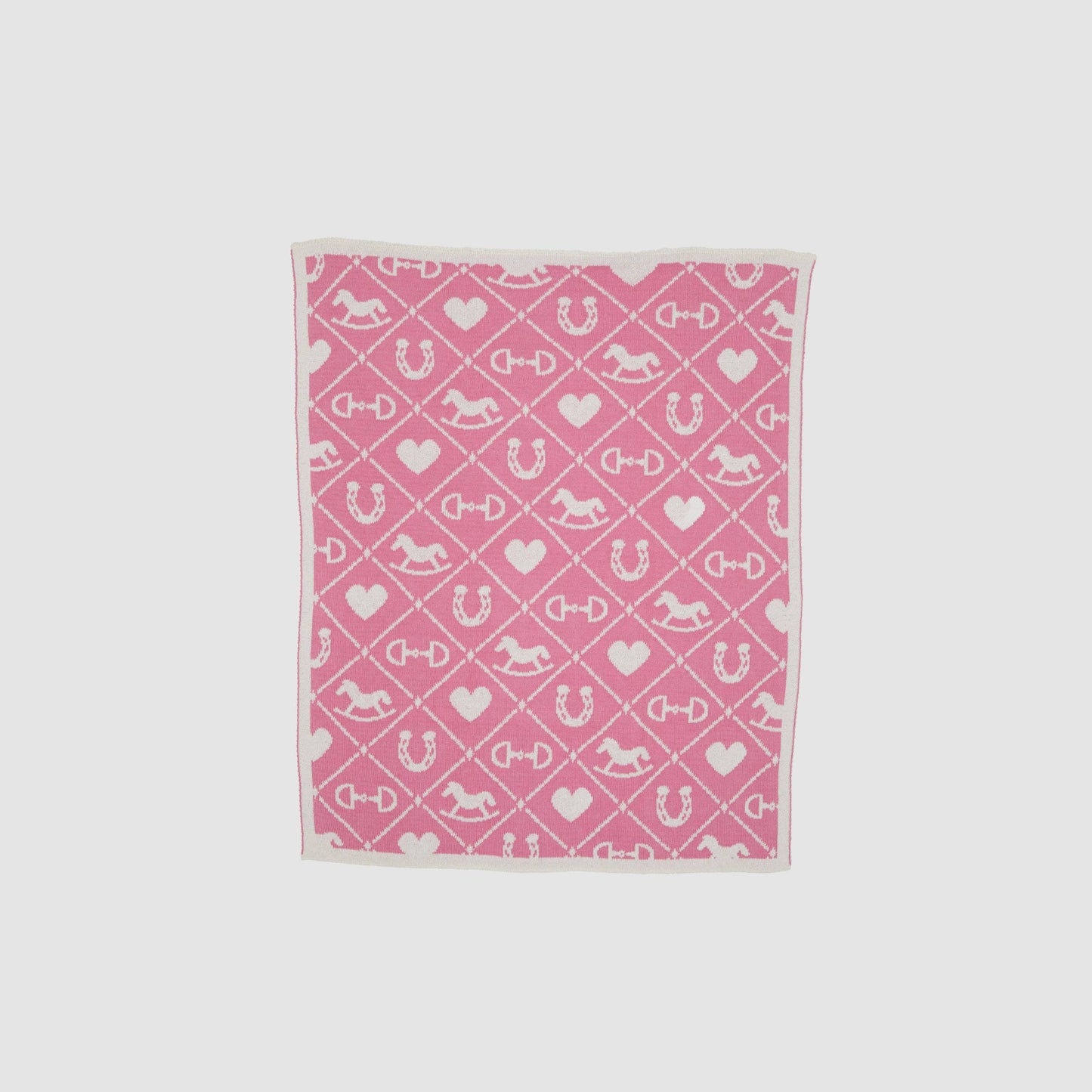 Baby Cotton Knit Blanket - Pony Quilt - A Taste of Kentucky