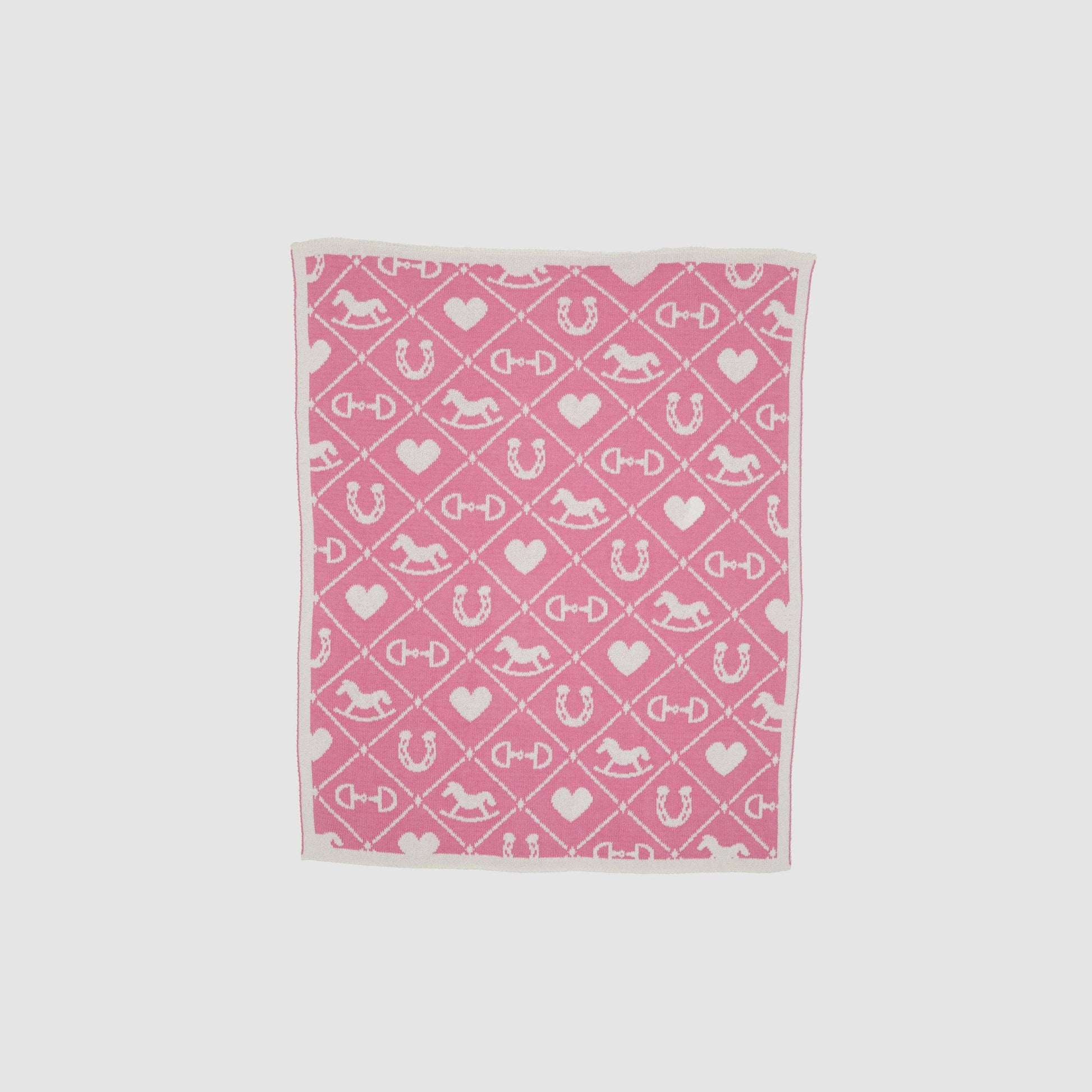 Baby Cotton Knit Blanket - Pony Quilt - A Taste of Kentucky