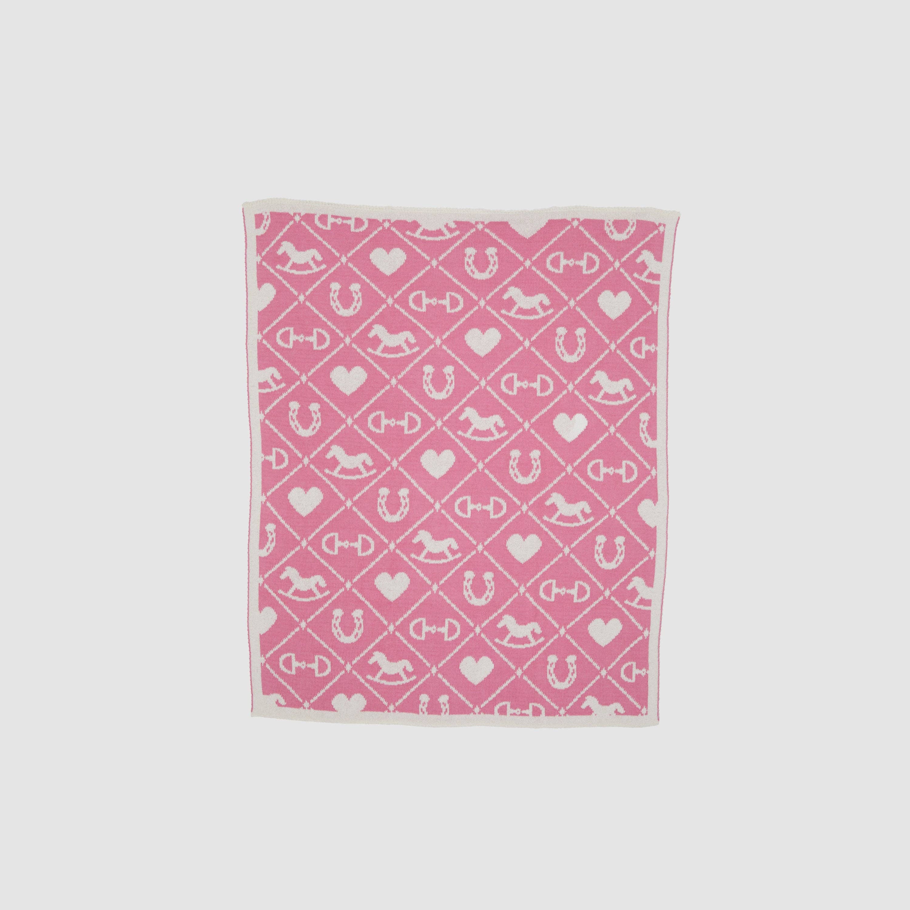 Baby Cotton Knit Blanket - Pony Quilt - A Taste of Kentucky