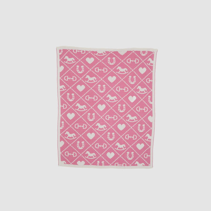 Baby Cotton Knit Blanket - Pony Quilt - A Taste of Kentucky