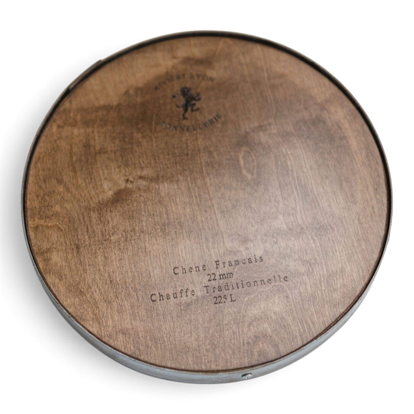 Barrel Ring Lazy Susan | Handcrafted Wine Barrel Serving Turntable