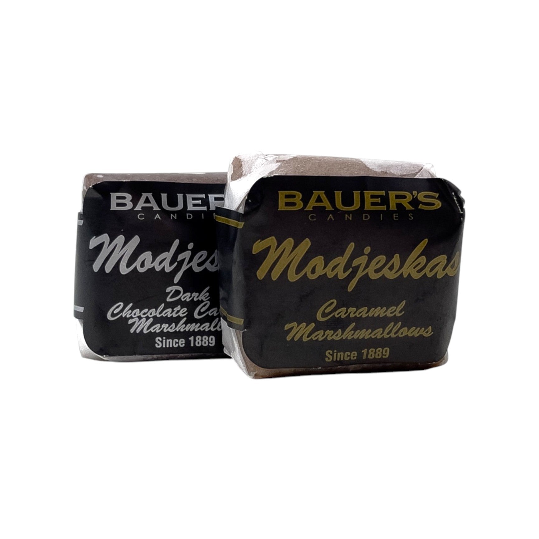 Bauer's Caramel & Chocolate Modjeskas – Assorted Flavors & Sizes