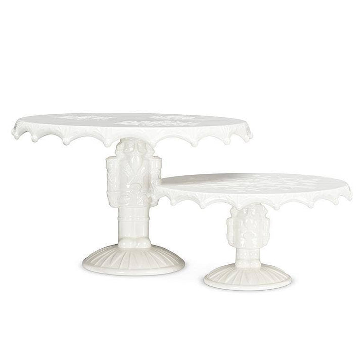 Nutcracker Pedestal Cake Plate - Clearance - A Taste of Kentucky
