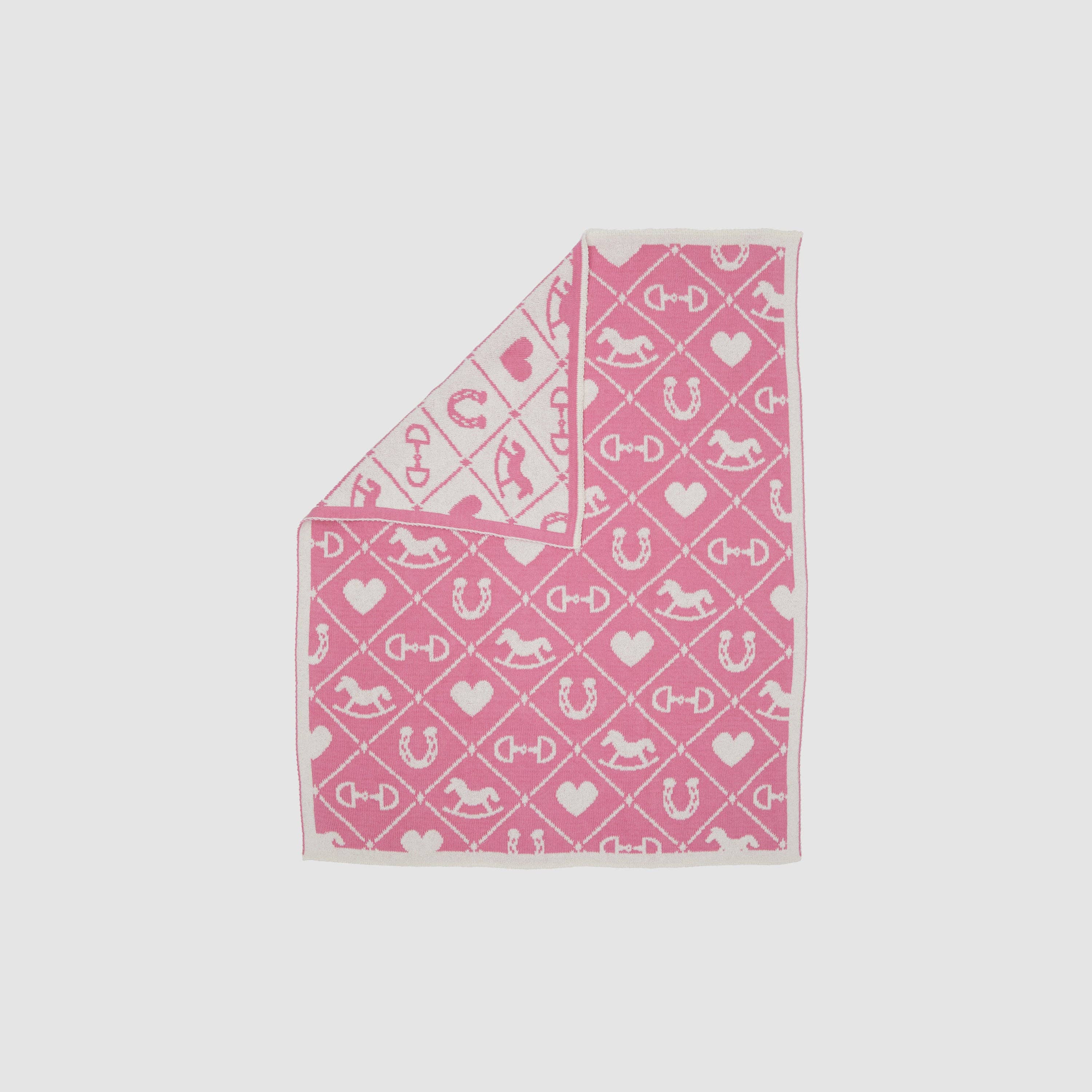 Baby Cotton Knit Blanket - Pony Quilt - A Taste of Kentucky