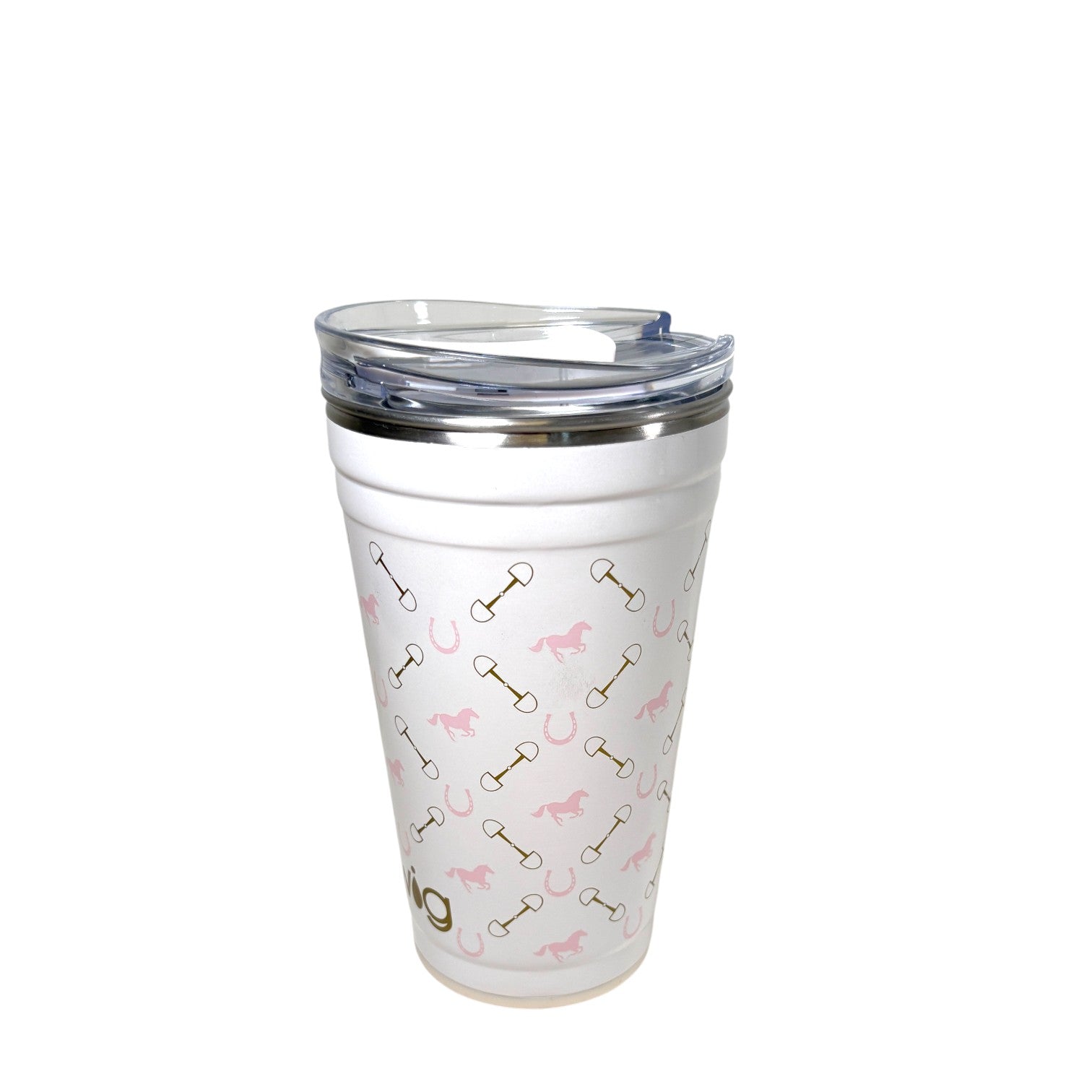 A Party cup in the Bits and Pieces pattern, perfect for keeping cocktails cold.