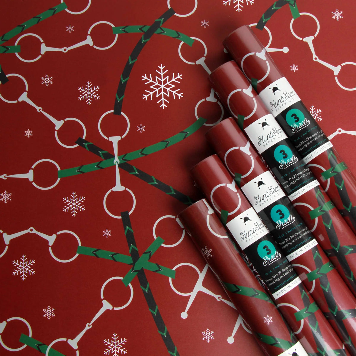 Christmas Gift Wrap - Hunt Seat Paper Co. - A Taste of Kentucky