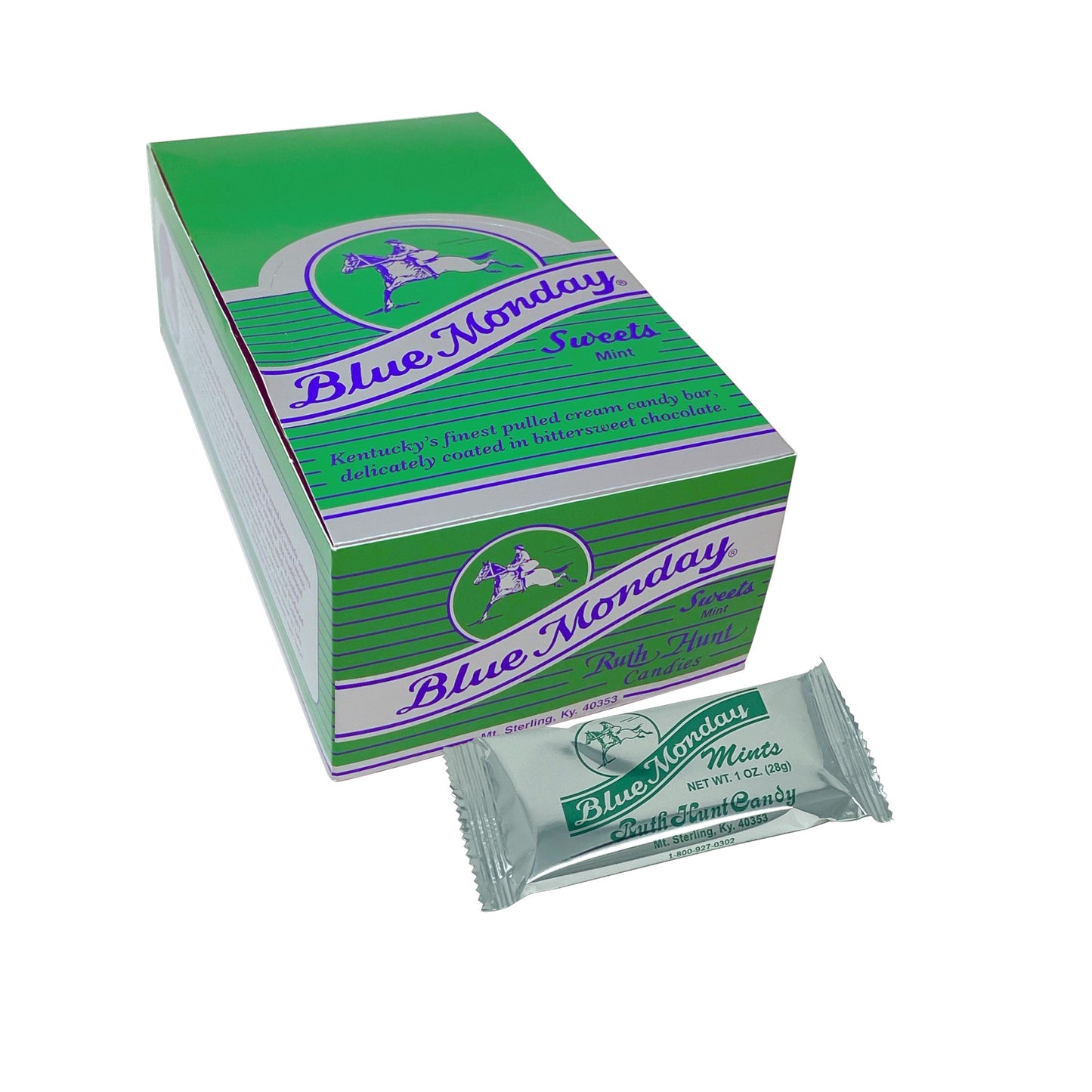 Blue Monday Pulled Crème Candy - A Taste of Kentucky