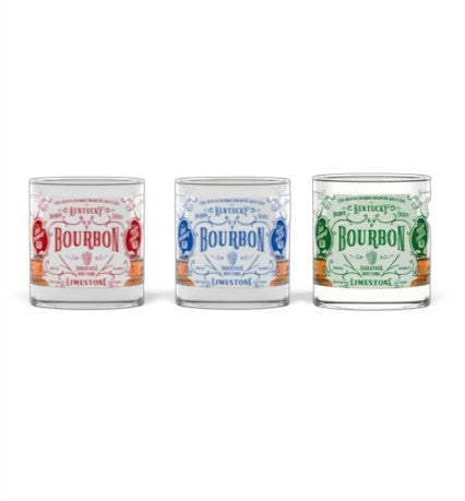 Kentucky Bourbon Origins Whiskey Rocks Glass – 11 oz. - A Taste of Kentucky