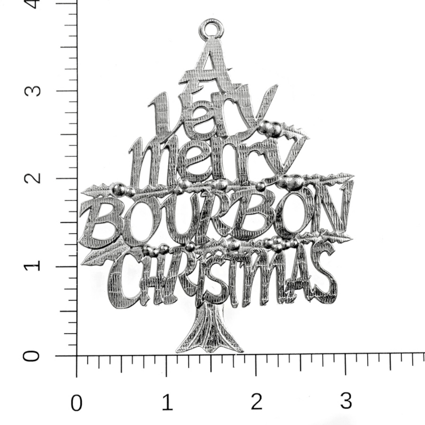 A Very Merry Bourbon Christmas Ornament