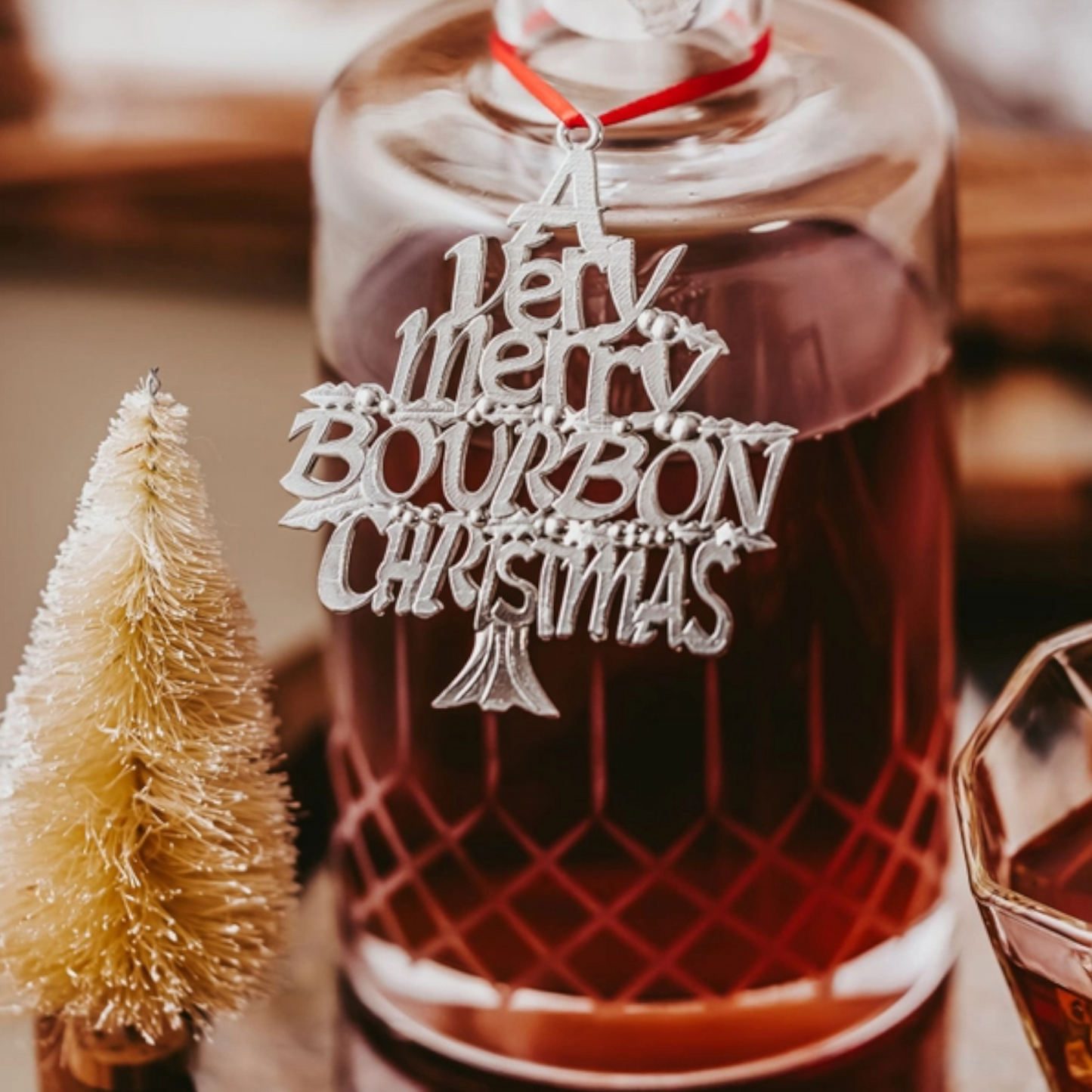 A Very Merry Bourbon Christmas Ornament