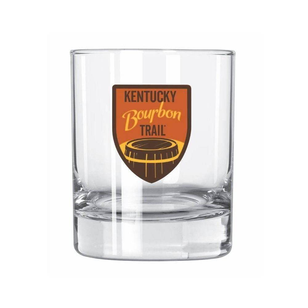 Bourbon Trail Shield Rocks Glass - A Taste of Kentucky