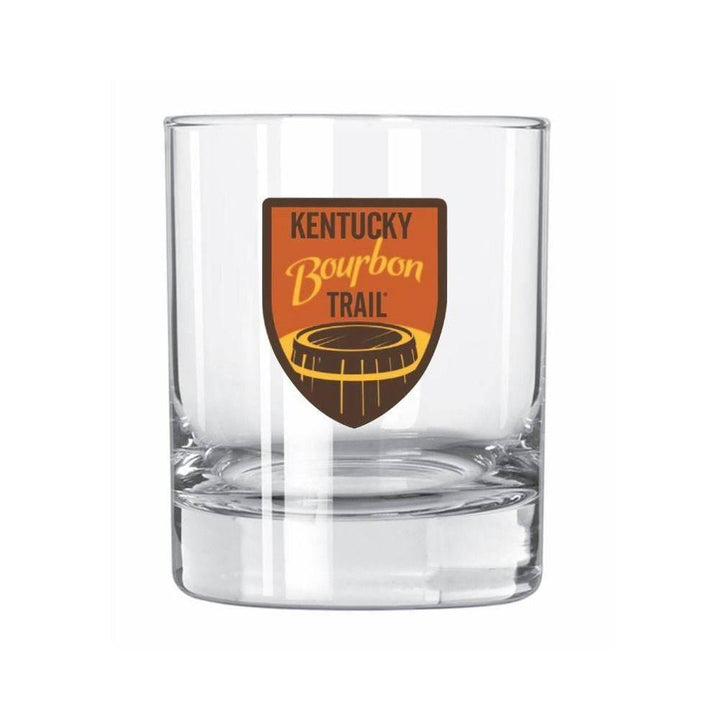 Bourbon Trail Shield Rocks Glass - A Taste of Kentucky