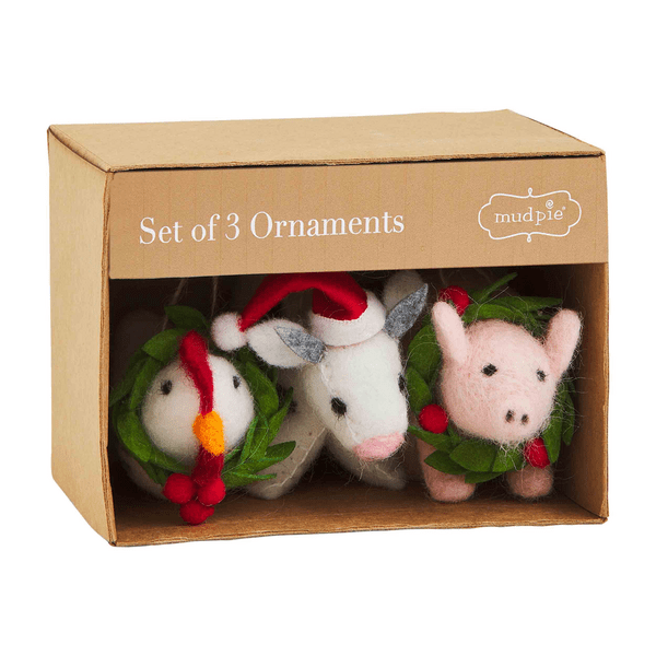 Boxed Farm Felt Ornaments - A Taste of Kentucky