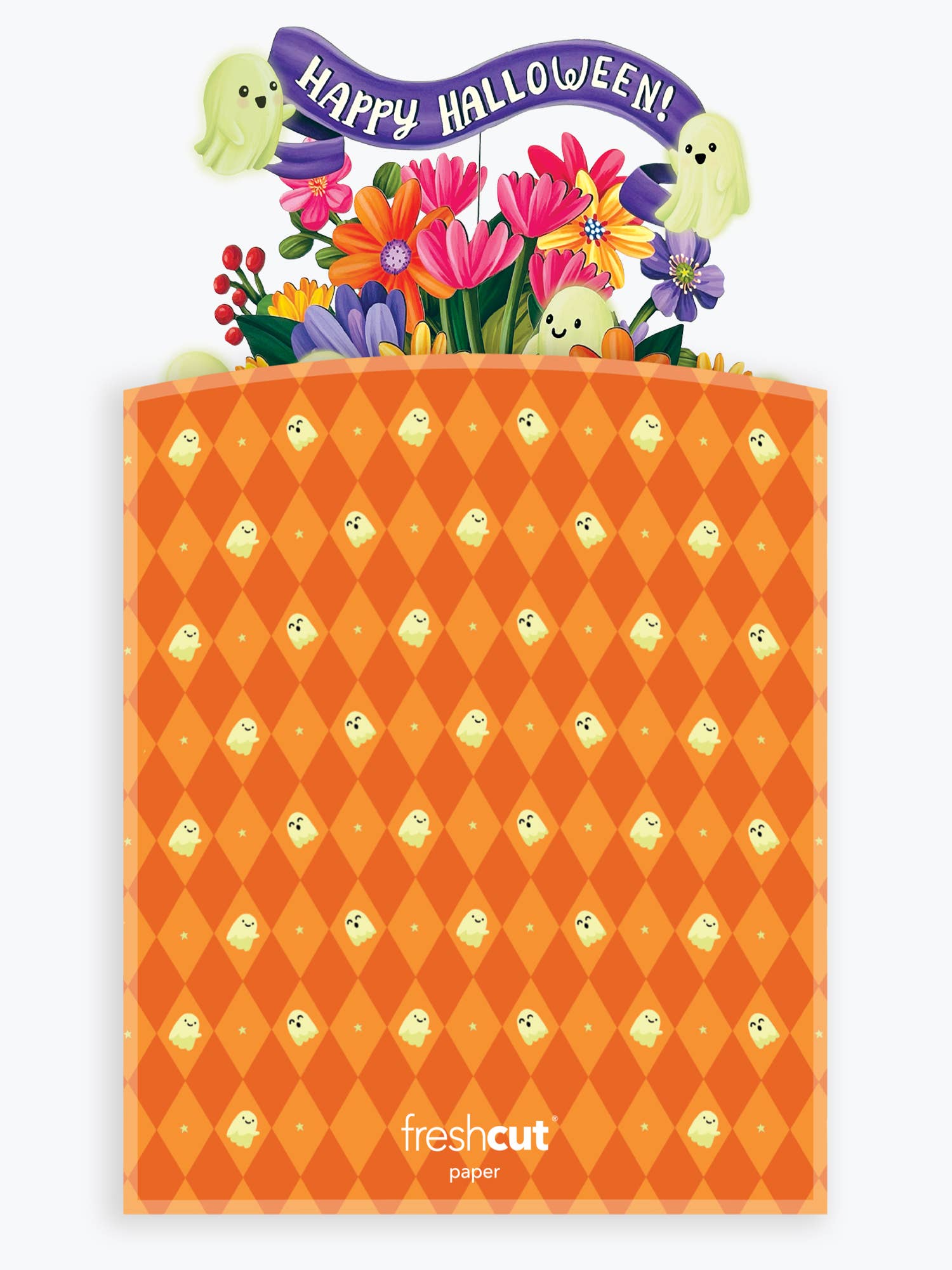 Jack-O'-Lantern Boo-quet (8 Pop-Up Greeting Cards) - A Taste of Kentucky