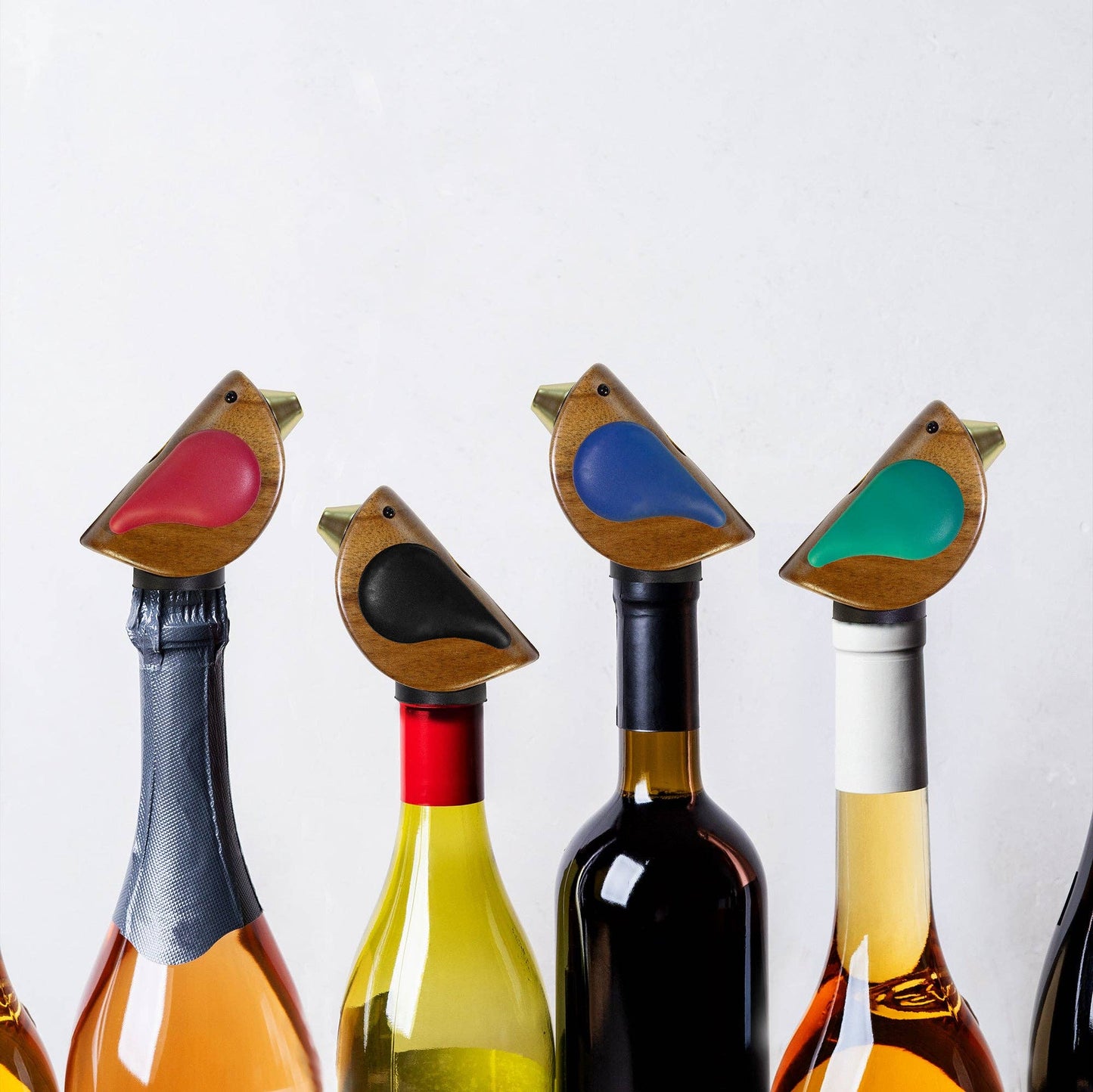 Songbird Specialties® "Singing" Wine Bottle Pourer, Red - A Taste of Kentucky
