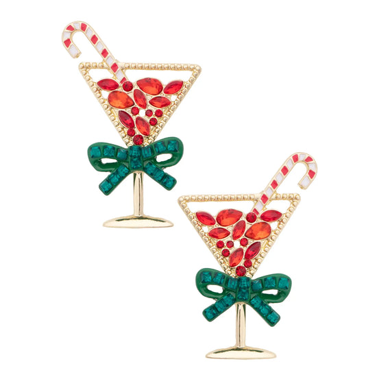 Mistletoe Martini Earrings