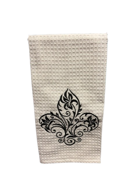 Louisville Embroidered Tea Towel
