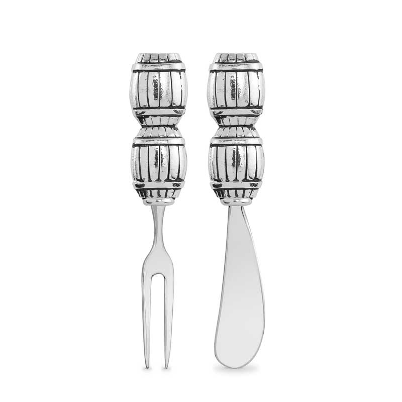 Barrels Spreader & Fork  Set of 2 #31-171 - A Taste of Kentucky