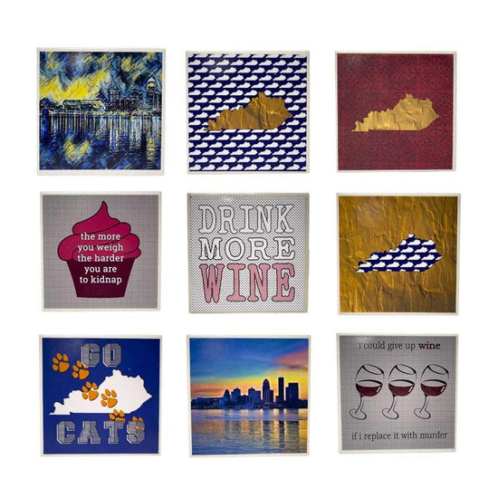 Ceramic Coasters - A Taste of Kentucky